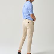 Textured Slim Fit Trousers