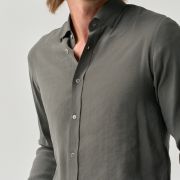 Modal Button-Down Shirt