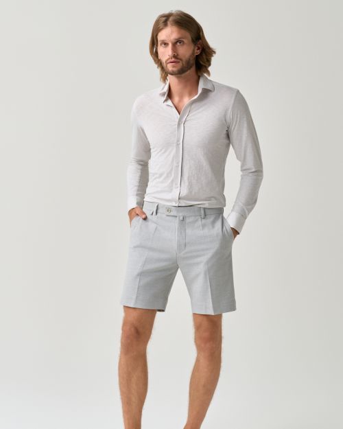 Linen Blend Regular Fit Shorts