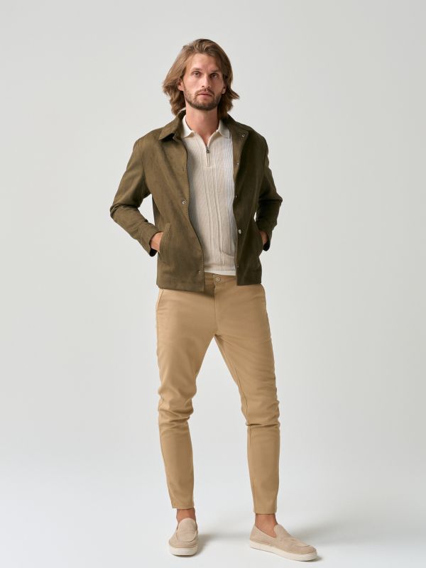 Faux Suede Jacket - Image 2