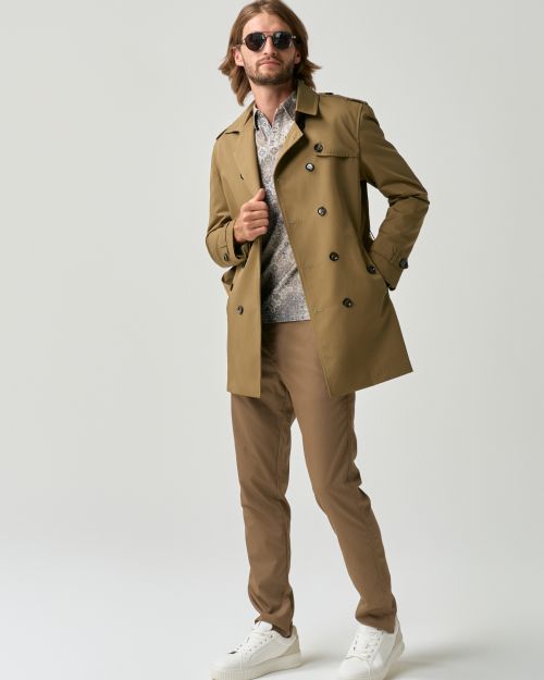 Double-Breasted Trench Coat