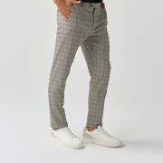 Checkered Slim Fit Trousers