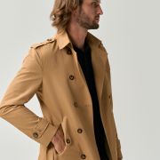 Double-Breasted Trench Coat