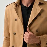 Double-Breasted Trench Coat