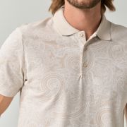 Cotton Print Polo Shirt