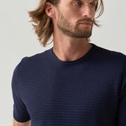 Textured Knit T-Shirt