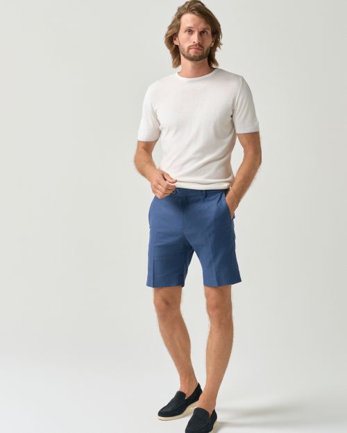 Linen Blend Regular Fit Shorts