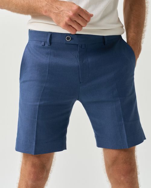 Linen Blend Regular Fit Shorts