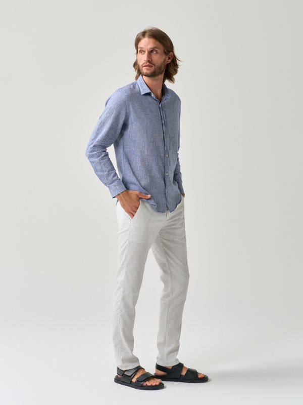 Linen Button Shirt - Image 6