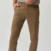 Classic and comfortable regular fit trousers for men in deluxe brown color from You.Boutique