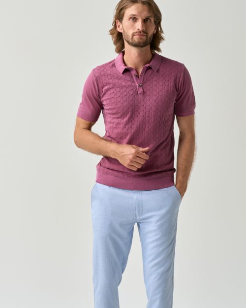 Textured Polo Shirt