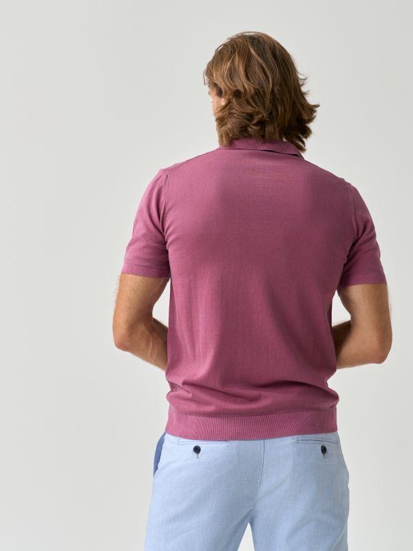 Textured Polo Shirt – Image 5