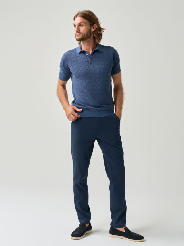 Textured Polo Shirt – Image 2